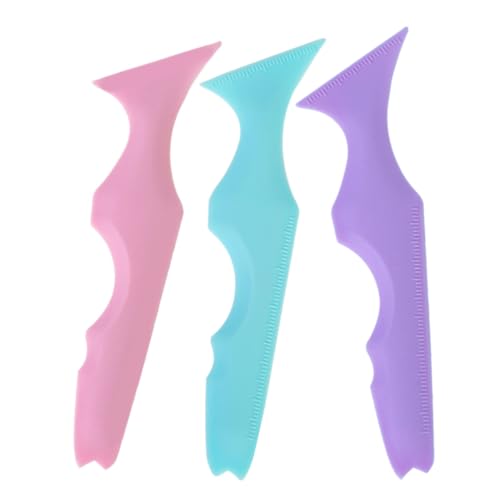 WOFASHPURET 3stücke Teiliges Silikon Augenbrauen Und Lippen-makeup Multifunktionale Schablonen Für Eyeliner Und Mascara Praktische Hilfsmittel Für Präzise Beauty-anwendungen Für Anfänger von WOFASHPURET