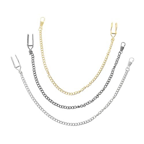 WOFASHPURET 3Stücke Vintage Taschenuhrenkette Metalllegierung Lange Fob Kette für Herren und Damen Dekorative Retro Uhrenkette als WOFASHPURET 3Stücke Vintage Taschenuhrenkette Metalllegierung Lange Fob Kette für Herren und Damen Dekorative Retro Uhrenkette als von WOFASHPURET