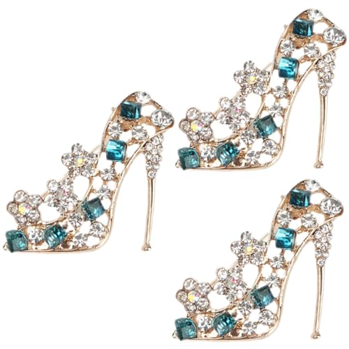 WOFASHPURET 3stücke Hochwertige Brosche Pin Form Eines High Heels Modisches Accessoire Für Für Hochzeiten Geburtstage Und Besondere Anlässe Für Jahreszeit von WOFASHPURET