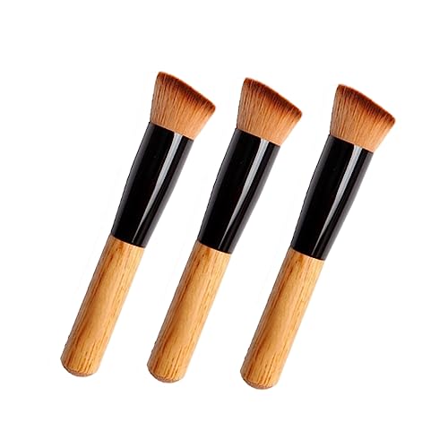 WOFASHPURET 3stücke Teiliges Puder-make-up- Für Praktische Kosmetikbürsten Für Lidschatten Und Foundation Süßes Design Langlebig Und Leicht Zu Halten von WOFASHPURET