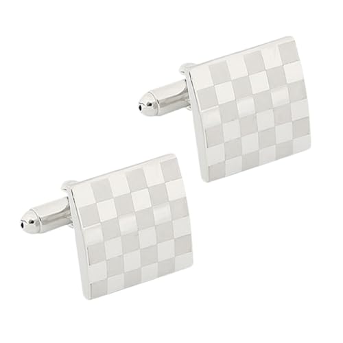 WOFASHPURET 4paare Manschettenknöpfe Für Herren Klassische Quadratische Cufflinks Für Hemden Elegantes Accessoire Für Business Hochzeit Und Besondere Anlässe von WOFASHPURET