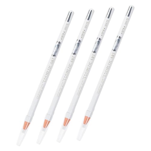 WOFASHPURET 4 Stück Augenbrauenstift bleistifte Augenbrauen-Make-up-Stifte weißer Schminkstift Brauenstiftstift Eyeliner-Schärfwerkzeug Weißer Make-up-Brauenstift weißer Kajalstift Papier WOFASHPURET 4 Stück Augenbrauenstift bleistifte Augenbrauen-Make-up-Stifte weißer Schminkstift Brauenstiftstift Eyeliner-Schärfwerkzeug Weißer Make-up-Brauenstift weißer Kajalstift Papier von WOFASHPURET
