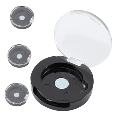 WOFASHPURET 4 Stück Leere Lidschattenbox Kompakte Nachfüllbare Magnetische Einzelpaletten für DIY Make up Aufbewahrung Praktische Reise kosmetikbehälter für Lidschatten und Mehr von WOFASHPURET