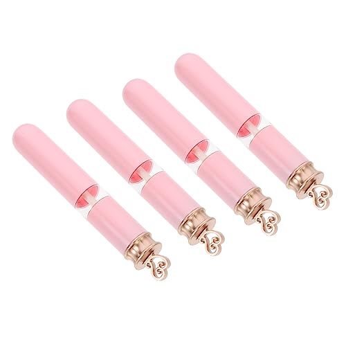 WOFASHPURET 4 Stück Nachfüllbare Lippenstift Flasche Selbstgemacht Lip Gloss Behälter Kompakt und Tragbar für Reisen und Alltag Leere Lipgloss Tuben für Lippenpflege von WOFASHPURET