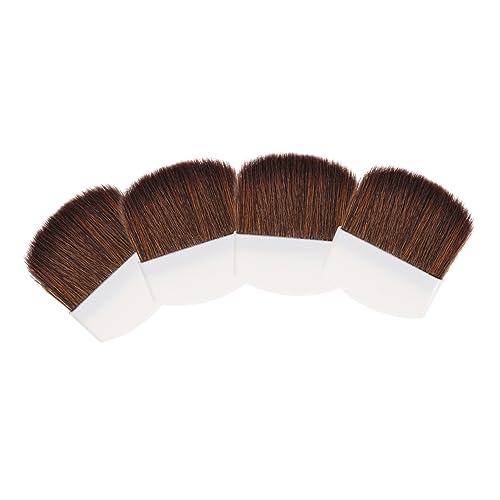WOFASHPURET 4 Stück Teiliges Make Up Pinsel Blush Puderpinsel mit Weichen Borsten und Komfortablem Griff Präzise Highlighter und Auftrag für Frauen und Mädchen Langlebig und Einfach zu von WOFASHPURET