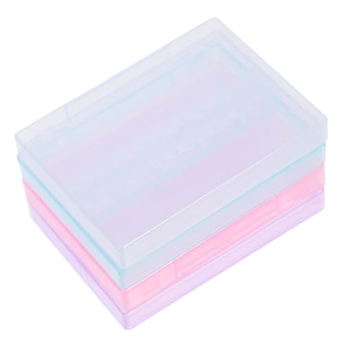 WOFASHPURET 4 Stück Teiliges Maniküre Bohrer Aufbewahrungsbox aus Langlebigem Praktischer Organizer mit Slots zur Sicheren Lagerung und Präsentation von Fräsköpfen im Nagelstudio Vielseitig von WOFASHPURET