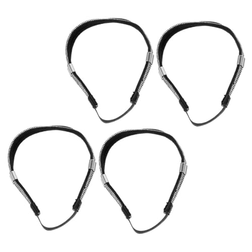 WOFASHPURET 4 Stück Teiliges Strass Schuhriemen für High Heels Elastische Verstellbare Absätze Schnürsenkel Dekorativ und Anti rutschend Passend für Damen Pumps Sicherer Halt und Glänzender von WOFASHPURET