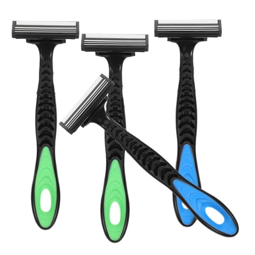 WOFASHPURET 4 Teiliger Rasierapparat 3 Lagiger Rasierapparat Für Die Männliche Körperpflege Herrenrasierer Tragbares Haarentfernungsgerät Für Männer Gesicht Körper Reisen Empfindlich von WOFASHPURET