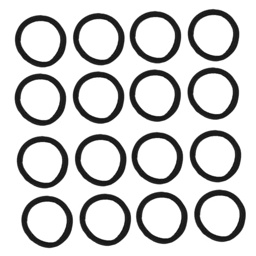 WOFASHPURET 40 Stück Haargummis für Damen und Mädchen Elastische Flexible Haarbänder in Schwarz Geeignet für Dünnes und Dickes Haar Vielseitig Einsetzbar für Pferdeschwanz Dutt Halboffenes von WOFASHPURET