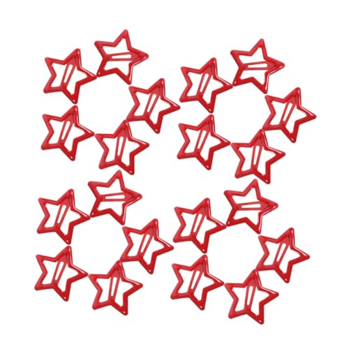 WOFASHPURET 40stücke Stern-haarspangen Mit Druckknopf-clips Dekorative Stern-haarnadel Accessoires Für Frauen Und Mädchen Kleine Haarspangen von WOFASHPURET