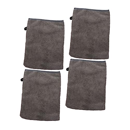 WOFASHPURET 4 Stück Make Up Entferner Gesichtshandschuhe Tragbare und Bequeme Gesichtsreinigung Hautfreundliches Material für Zuhause und Unterwegs Waschbar und Wiederverwendbar von WOFASHPURET