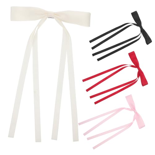 WOFASHPURET 4stücke Teiliges Haarklammern Mit Schleife Rutschfeste Haarspangen Für Damen Und Mädchen Vielseitige Haarschmuck Für Elegante Hochsteckfrisuren Und Kreative Stylings von WOFASHPURET