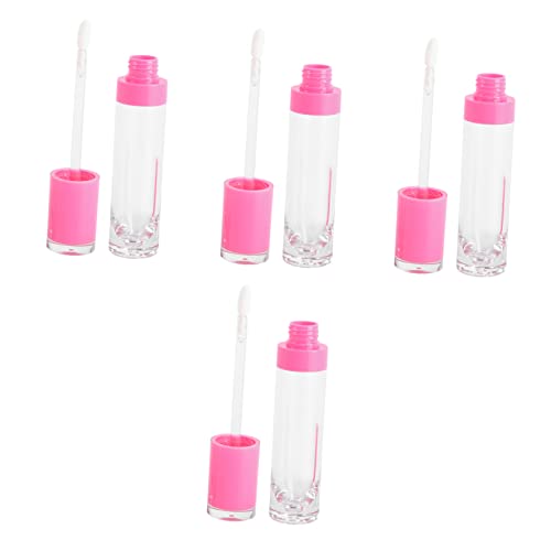 WOFASHPURET 4Stücke Leere Lip Gloss Flaschen Kosmetiktuben für DIY Lippenstift Lippenbalsam und Wimpernwachstumsflüssigkeit Transparentes Design für Einfache Anwendung von WOFASHPURET