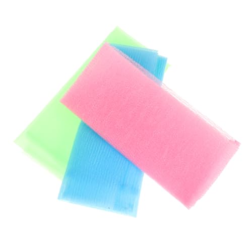 WOFASHPURET 4stücke Langanhaltende Nylon Peeling-badetücher Extra Lang Leicht Weich Für Gründliches Peeling Für Körperpflege Reise Duschanwendungen von WOFASHPURET