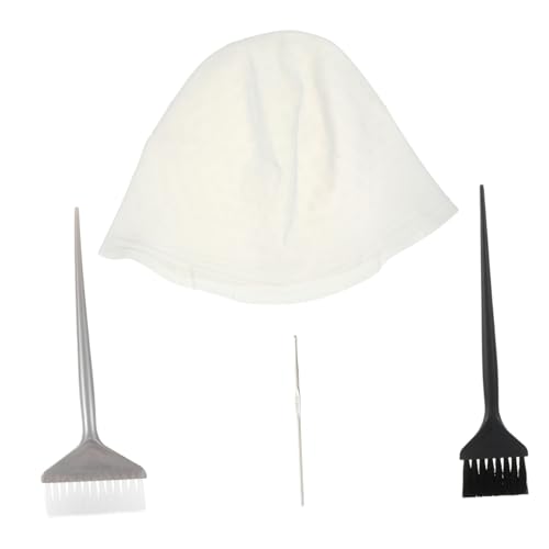 WOFASHPURET 4stücke Teiliges Professionelles Haarfärbeset Mit Silikon-tools Wiederverwendbarem Diy-färbeset Für Salon Heimgebrauch Färbepinsel Und Häkelnadel Für Einfache Anwendung Und von WOFASHPURET
