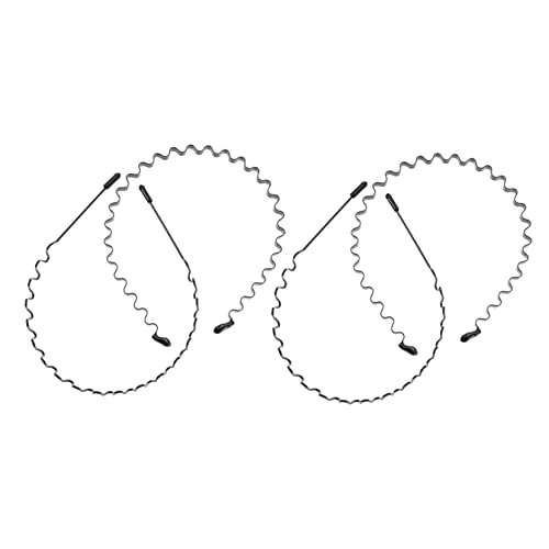 WOFASHPURET 4stücke Wellenförmige Haarbänder Für Damen Und Herren Multifunktionale Elastische Haarschmuck-accessoires Für Make-up Gesichtspflege Und Tägliches Styling von WOFASHPURET