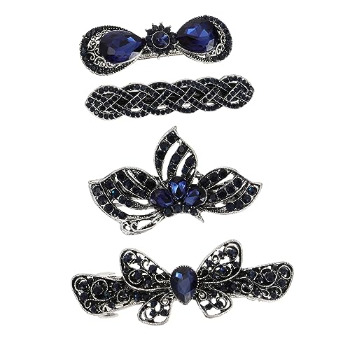 WOFASHPURET 4stücke Strass Und Haarspangen Haarclips Mit Strass Für Mädchen Haarschmuck Für Alltag Und Party von WOFASHPURET