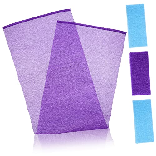 WOFASHPURET 4stücke Peeling-waschlappen Duschtuch Japanischer Waschlappen Peeling-tuch Für Körper Entfernung Abgestorbener Hautzellen Sanftes Nylon-badetücher Körperwäscher von WOFASHPURET