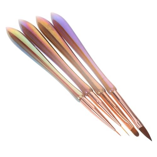 WOFASHPURET 4stücke Teiliges Metallic Nail Art Pen Set Gel Nail Polish Stifte Doodle Und Graffiti-stifte Für Profis Und Anfänger von WOFASHPURET
