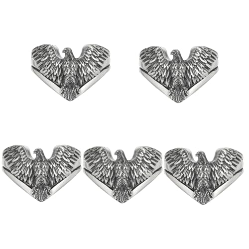WOFASHPURET 5 Stück Adlerring Gold Ringe Silber kleiner Finger geldgeschenke weihnachten weihnachsgeschenk weihnachstsgeschenk Frauen verstellbarer kreativer Fingerring Kupfer WOFASHPURET 5 Stück Adlerring Gold Ringe Silber kleiner Finger geldgeschenke weihnachten weihnachsgeschenk weihnachstsgeschenk Frauen verstellbarer kreativer Fingerring Kupfer von WOFASHPURET