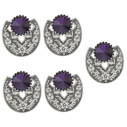 WOFASHPURET 5 Stück Edelsteinring Schmuckring Blumenring Edelsteinringe Ringschmuck Ringe Für Frauen Fingerring Weiblicher Ring Mädchenringe Kristallring Frauen von WOFASHPURET