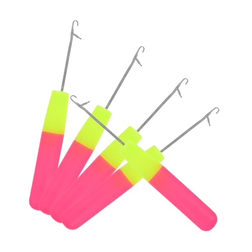 WOFASHPURET 5 Stück Perücke häkeln Ergonomische Stricknadeln Häkelnadeln Verriegelungshaken-Werkzeug Haare flechten rosa flechten Haare Flechten Haarständer Filznadel Plastik WOFASHPURET 5 Stück Perücke häkeln Ergonomische Stricknadeln Häkelnadeln Verriegelungshaken-Werkzeug Haare flechten rosa flechten Haare Flechten Haarständer Filznadel Plastik von WOFASHPURET
