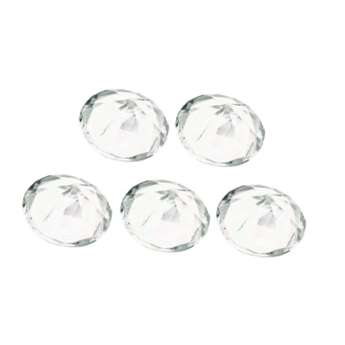 WOFASHPURET 5 Stück Visitenkartenhalter Party Klare Kristalle Für Kleine Kunst Accessoires Edelsteine Zahlen Perlen Dekoration Ornament Platzieren Von Diamanten von WOFASHPURET