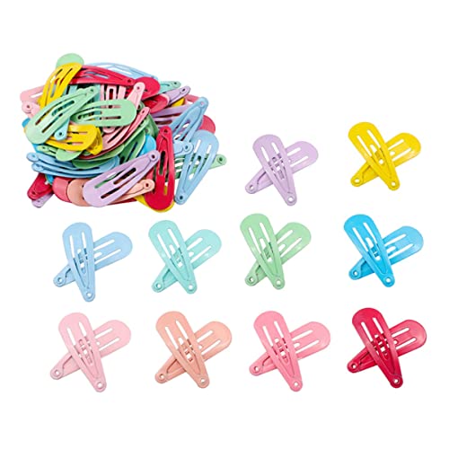 WOFASHPURET 50 Stück Bonbonfarbene Haarklammern für Mädchen Süße Haarspangen für Alltägliche Looks und Besondere Anlässe Einfach zu Tragen und Vielseitig Einsetzbar von WOFASHPURET