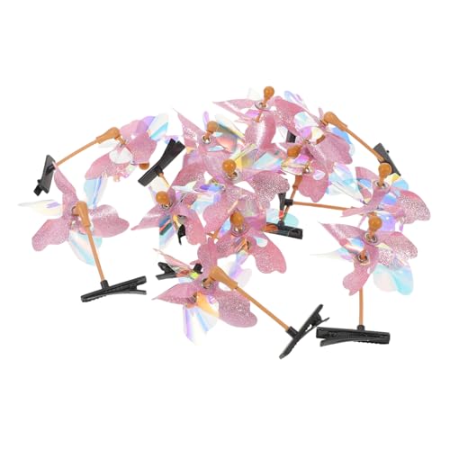 WOFASHPURET 50 Stück Windmühlen haarspangen Pailletten Snap Barrettes für Mädchen Drehbare für Schule Party und Alltag Einfach Anzubringen und Vielseitig Einsetzbar von WOFASHPURET