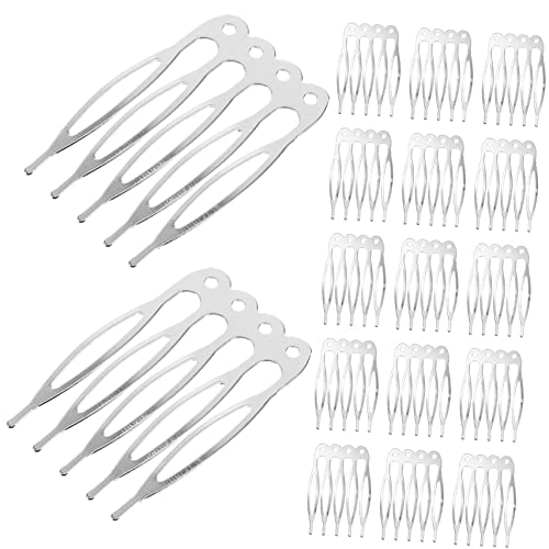 WOFASHPURET 50stücke Haarkamm Aus Metall Für Damen Dekorativer Haarkamm Als Accessoire Haarschmuck Für Hochzeit Und Brautschmuck Geeignet Für Verschiedene Frisuren von WOFASHPURET