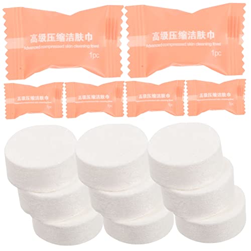 WOFASHPURET 50stücke Reisefeuchttücher Kompakt Komprimiert Handtücher Outdoor Tragbare Feuchttücher Tabletten von WOFASHPURET