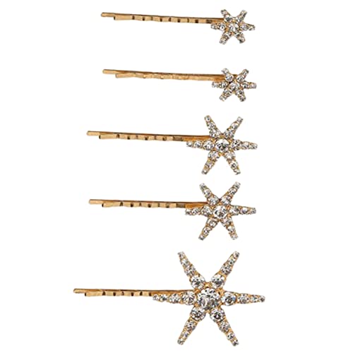 WOFASHPURET 5st Galaxie-strass-haarspange Haarschmuck Für Die Braut Haarschmuck Für Damen Mädchen Kleine Haarspangen Haarschmuck Aus Strass Strasssteine Legierung Einstellen von WOFASHPURET