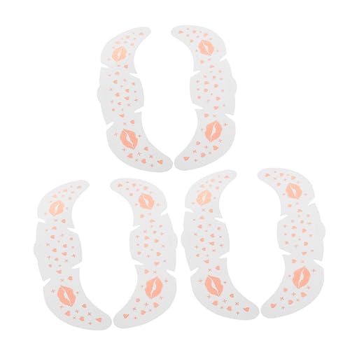 WOFASHPURET 6 Bögen Tattoo Aufkleber Make Up Patch Gesicht Funkeln Glitzer Make Up Glitzer Tattoo Gesicht von WOFASHPURET