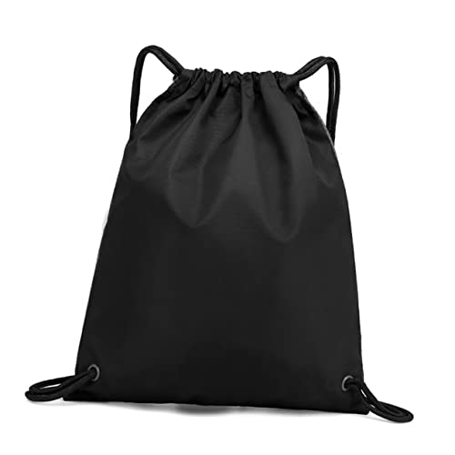 WOFASHPURET 6stücke Leichter Kordelzugbeutel Für Schuhe Strapazierfähiger Turnbeutel Für Gym Reise Und Yoga Multifunktionale Aufbewahrungstasche Schwarz von WOFASHPURET