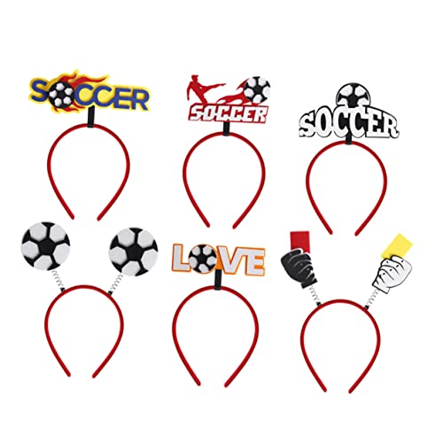 WOFASHPURET 6 Stück Stirnband Bekleidung Kind Sport Kunststoff von WOFASHPURET