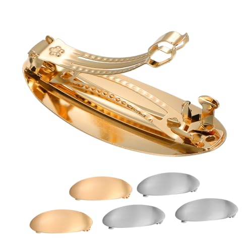 WOFASHPURET 6stücke Haarspangen Oval Französische Haarspangen Aus Metall Für Frauen Haarschmuck Für Partys Und Formelle Anlässe von WOFASHPURET