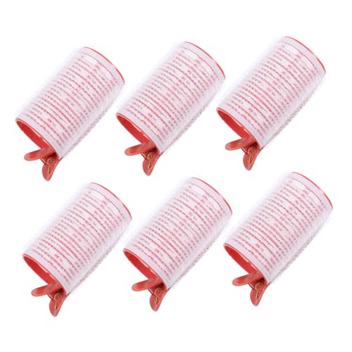 WOFASHPURET 6 Stück Teiliges Selbsthaftender Haarwickler Clips für Natürliche Locken Langlebige Haarklammern Einfaches Styling von und Haaransatz für Frauen und Mädchen von WOFASHPURET
