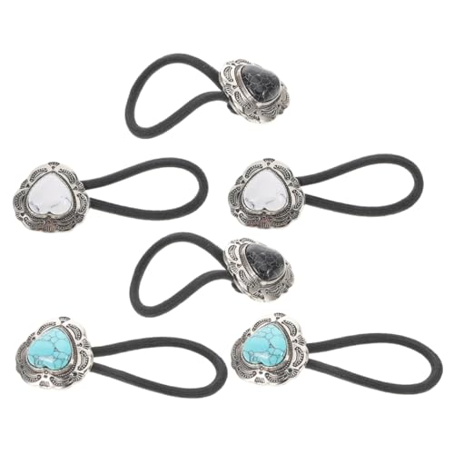 WOFASHPURET 6-teiliges Vintage-haar-accessoire: Elastische Pferdeschwanzhalter Im Boho-stil Für Frauen Und Mädchen – Stilvolle Haarbänder Für Lässige Und Festliche Anlässe von WOFASHPURET