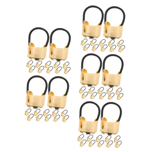 WOFASHPURET 60 Stck. Teiliges Metalldraht-haarringe Glänzend Poliert Vintage Haarschmuck Leicht Elastisch Für Damen Alltag Und Festliche Anlässe von WOFASHPURET