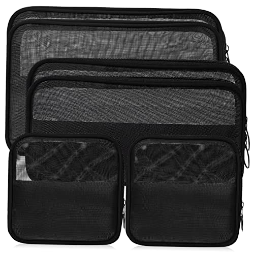 WOFASHPURET 6stücke Teiliges Mesh Kosmetiktaschen Für Reisen Praktische Aufbewahrungstaschen Für Toilettenartikel Make-up Und Mehr Für Damen Und Herren von WOFASHPURET