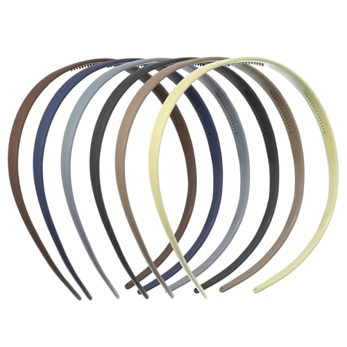 WOFASHPURET 6Stücke Rutschfeste Stirnbänder für Damen Elastische Haarbänder für Brillenträger Modisches Design für Täglichen von WOFASHPURET