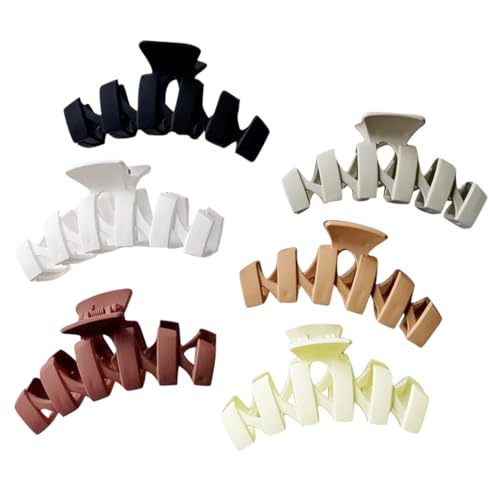 WOFASHPURET 6stücke Haar Clips Aus Kunststoff Dekorative Haarklammern Für Frauen Slip Jaw Clips Haarschmuck Für Verschiedene Anlässe von WOFASHPURET