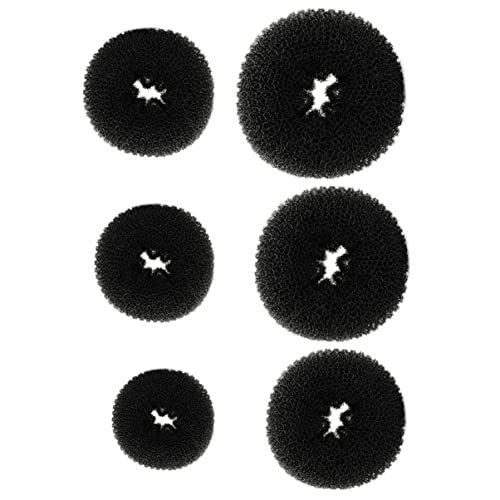 WOFASHPURET 6stücke Haar-donut-dutt-maker Dutt-maker Für Haare Haarseil Haar-accessoires Dutt-haarteile Für Frauen Haar Ringe Chignon Makers Bun Makers Für Frauen Flexibel Und Erweiterbar von WOFASHPURET