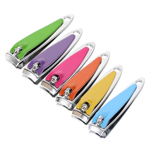 WOFASHPURET 6stücke Nagelschneider Fingernagelknipser Tragbarer Dekorativer Nagelknipser Werkzeuge Zum Trimmen Von Nägeln Fingernagel Clippers Für Frauen Männer von WOFASHPURET