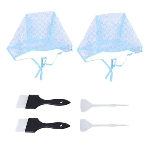 WOFASHPURET 6stücke Teiliges Für Haarfärbung Mit Highlight-kappe Und Häkelnadel Für Salon Und Heimgebrauch Inklusive Praktischen Werkzeugen Für Strähnchen Und Haarfärbung von WOFASHPURET