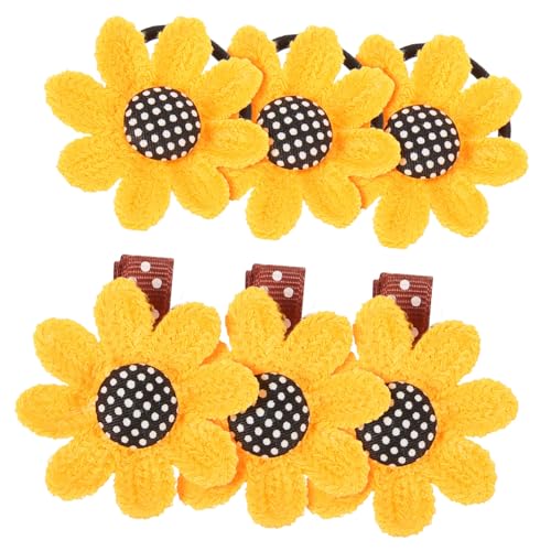 WOFASHPURET 6stücke Teiliges Set Haarspangen Für Mädchen Sonnenblumen Haarklammern Und Haargummis Für Partys Geburtstage Und Besondere Anlässe Langlebige Und Realistische Haaraccessoires WOFASHPURET 6stücke Teiliges Set Haarspangen Für Mädchen Sonnenblumen Haarklammern Und Haargummis Für Partys Geburtstage Und Besondere Anlässe Langlebige Und Realistische Haaraccessoires von WOFASHPURET