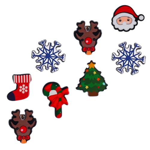 WOFASHPURET 8stücke Weihnachtsbrosche Anstecknadeln Cartoon Broschen Für Party Dekor Weihnachten Stylisch Mit Exquisiter Verarbeitung Für Junge Mädchen Und Erwachsene von WOFASHPURET