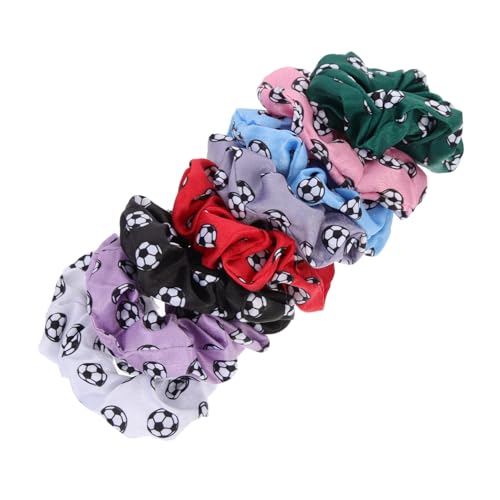WOFASHPURET 8 Stück Teiliges Haargummi Modischem Print Elastische Schonende Stoff haargummis für Mädchen Dehnbar und Haarfreundlich Vielseitiges Haarband accessoire für Alltag und Party von WOFASHPURET