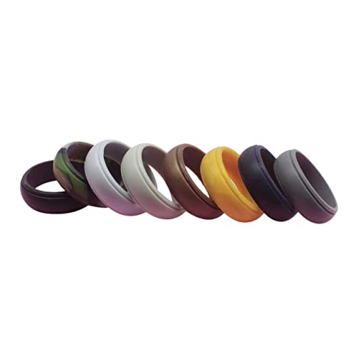 WOFASHPURET Silikon-set 8 Verschiedene Farben Eheringe Für Herren Robuster Fingerschmuck Für Sport Wandern Und Den Alltag WOFASHPURET Silikon-set 8 Verschiedene Farben Eheringe Für Herren Robuster Fingerschmuck Für Sport Wandern Und Den Alltag von WOFASHPURET
