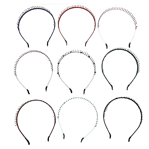 WOFASHPURET Rutschfestes Zahn Stirnband 8 Stück Unisex Kamm Haarband Für Damen Und Herren Sportlich Tragbar Für Yoga Und Alltag von WOFASHPURET